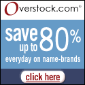 Save up to 80% at Overstock.com! (125x125)